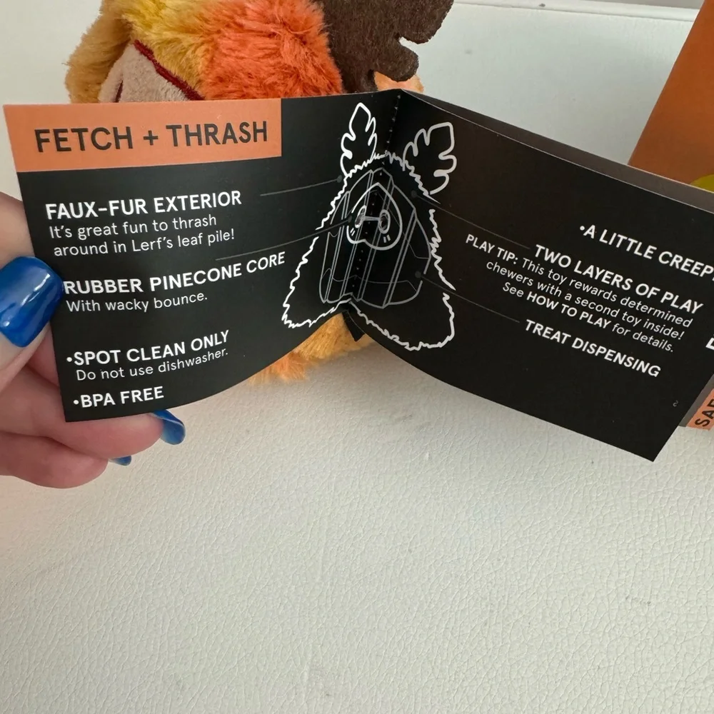 Bark Secret Monster 👹 “Lerf” dog toy
